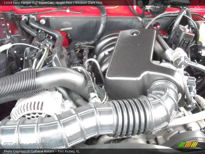 Bright Red / Medium Dark Flint 2004 Ford Ranger XLT SuperCab