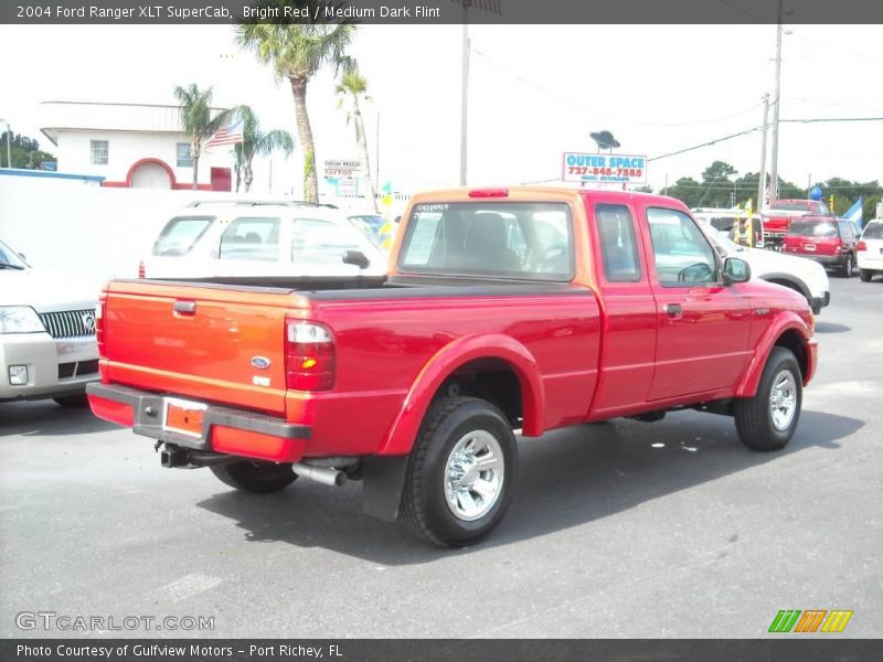 Bright Red / Medium Dark Flint 2004 Ford Ranger XLT SuperCab