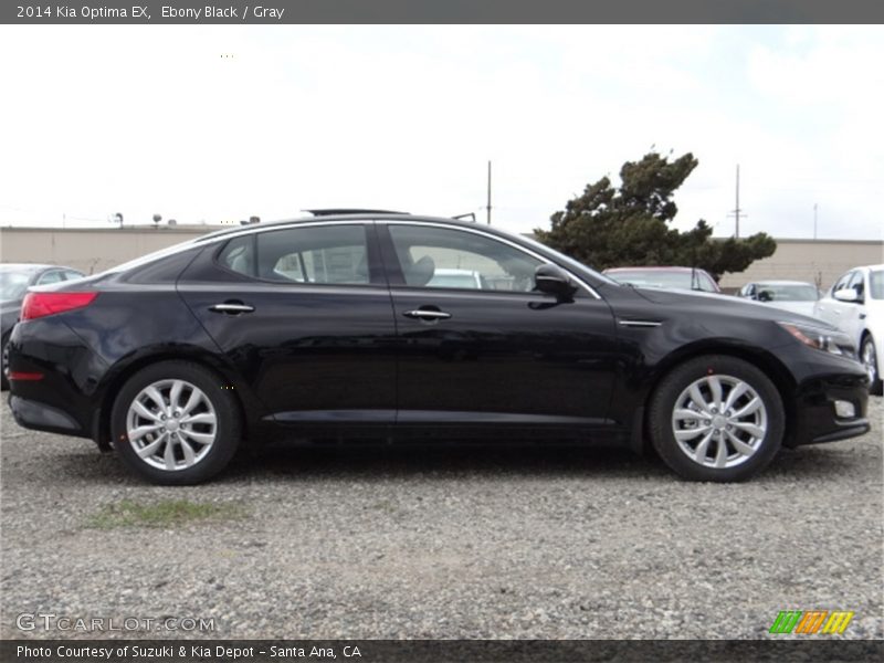 Ebony Black / Gray 2014 Kia Optima EX