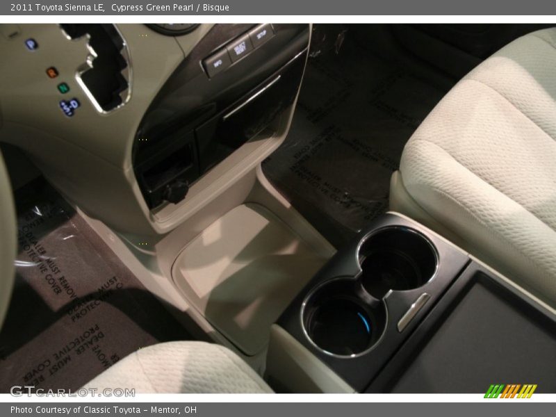 Cypress Green Pearl / Bisque 2011 Toyota Sienna LE