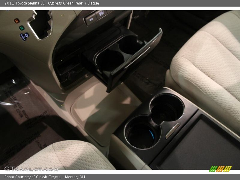 Cypress Green Pearl / Bisque 2011 Toyota Sienna LE