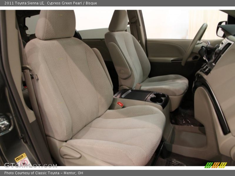 Cypress Green Pearl / Bisque 2011 Toyota Sienna LE