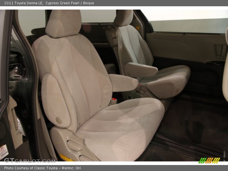 Cypress Green Pearl / Bisque 2011 Toyota Sienna LE