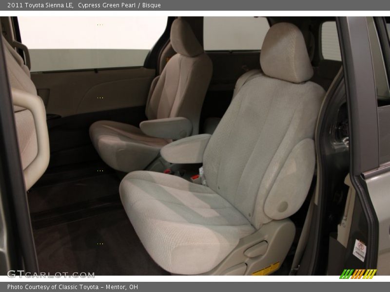 Cypress Green Pearl / Bisque 2011 Toyota Sienna LE
