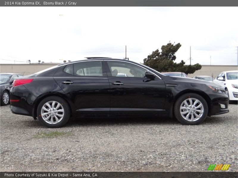 Ebony Black / Gray 2014 Kia Optima EX