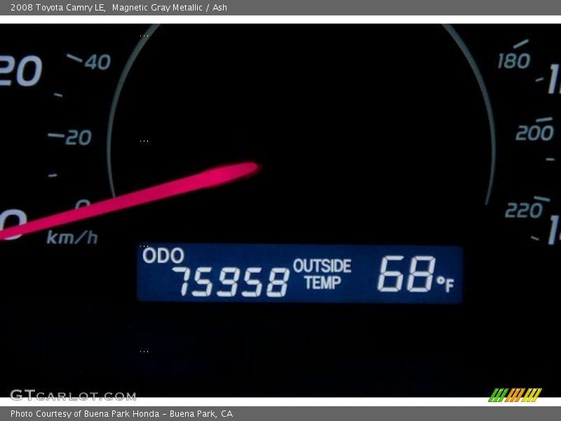 Magnetic Gray Metallic / Ash 2008 Toyota Camry LE