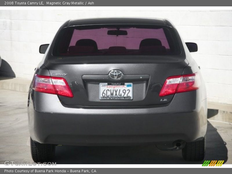 Magnetic Gray Metallic / Ash 2008 Toyota Camry LE