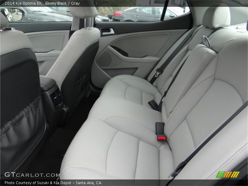 Ebony Black / Gray 2014 Kia Optima EX