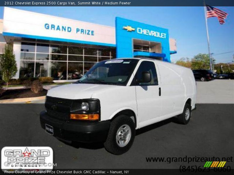 Summit White / Medium Pewter 2012 Chevrolet Express 2500 Cargo Van