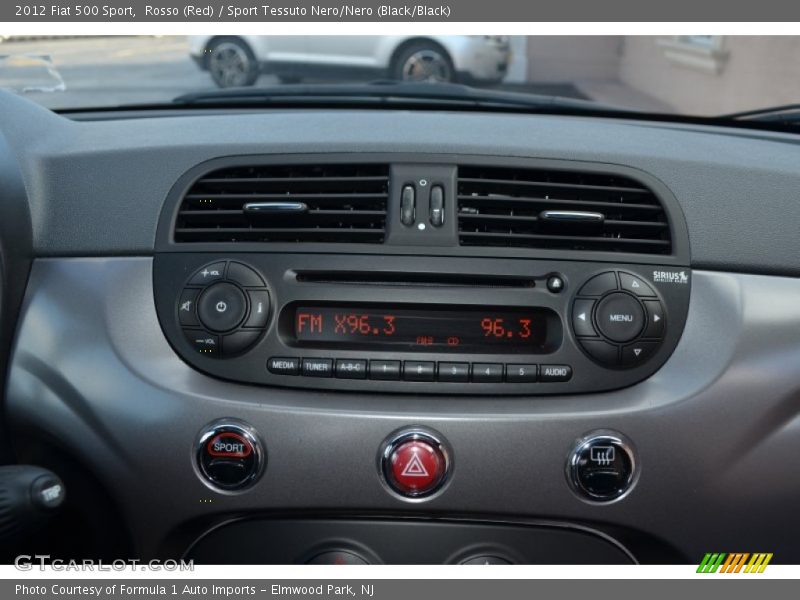 Rosso (Red) / Sport Tessuto Nero/Nero (Black/Black) 2012 Fiat 500 Sport