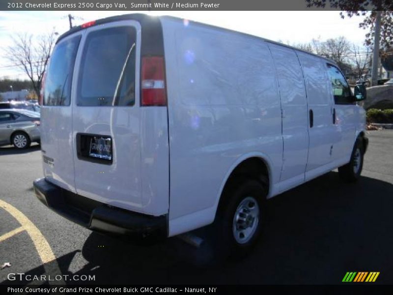 Summit White / Medium Pewter 2012 Chevrolet Express 2500 Cargo Van