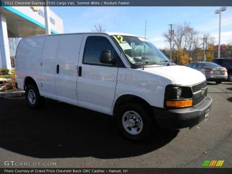 Summit White / Medium Pewter 2012 Chevrolet Express 2500 Cargo Van