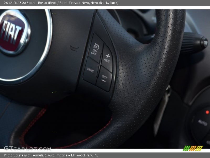 Rosso (Red) / Sport Tessuto Nero/Nero (Black/Black) 2012 Fiat 500 Sport