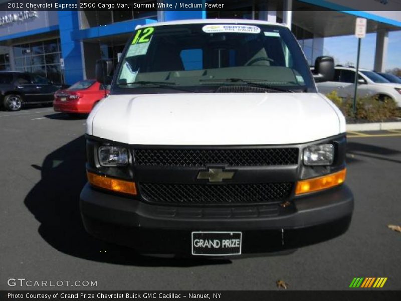 Summit White / Medium Pewter 2012 Chevrolet Express 2500 Cargo Van