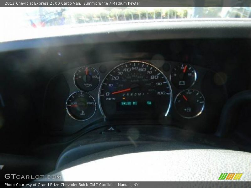 Summit White / Medium Pewter 2012 Chevrolet Express 2500 Cargo Van