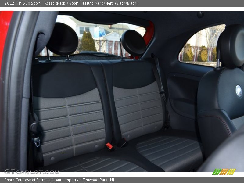 Rosso (Red) / Sport Tessuto Nero/Nero (Black/Black) 2012 Fiat 500 Sport