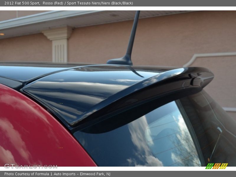 Rosso (Red) / Sport Tessuto Nero/Nero (Black/Black) 2012 Fiat 500 Sport