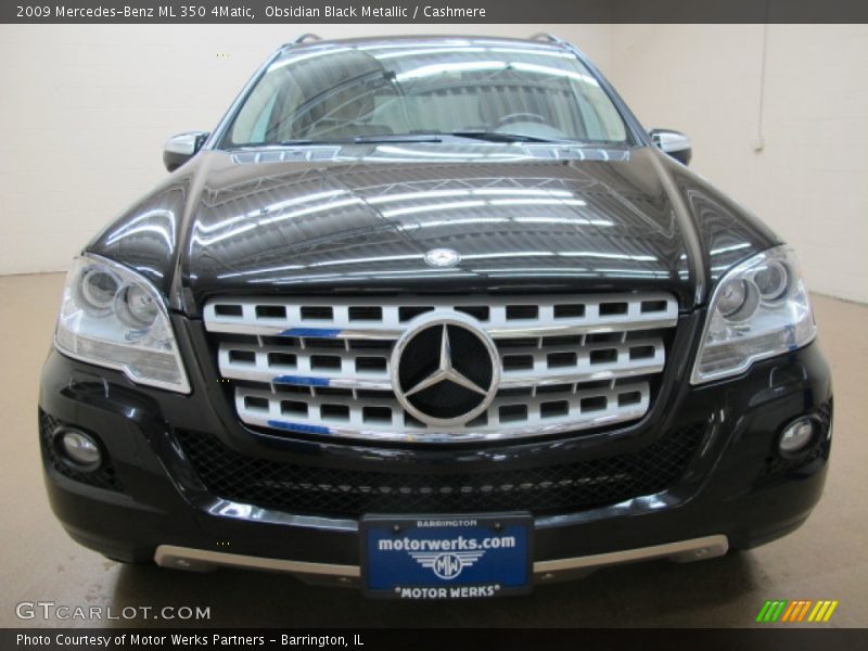 Obsidian Black Metallic / Cashmere 2009 Mercedes-Benz ML 350 4Matic