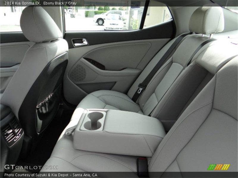 Ebony Black / Gray 2014 Kia Optima EX