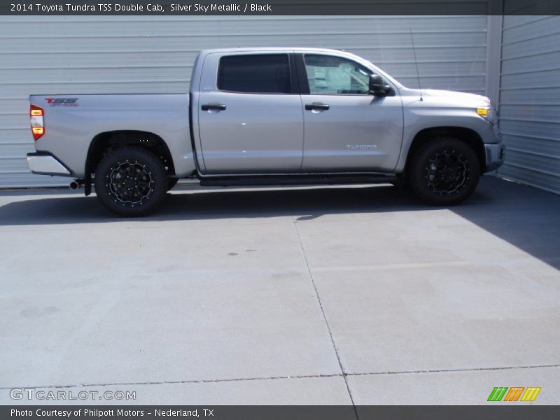Silver Sky Metallic / Black 2014 Toyota Tundra TSS Double Cab