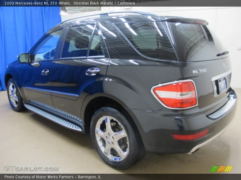 Obsidian Black Metallic / Cashmere 2009 Mercedes-Benz ML 350 4Matic