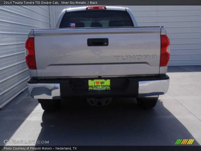 Silver Sky Metallic / Black 2014 Toyota Tundra TSS Double Cab