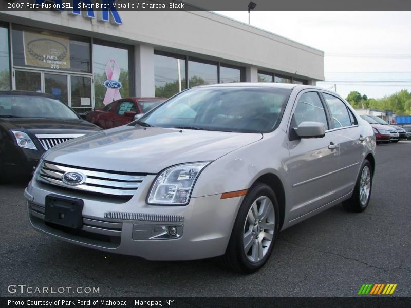 Silver Birch Metallic / Charcoal Black 2007 Ford Fusion SEL