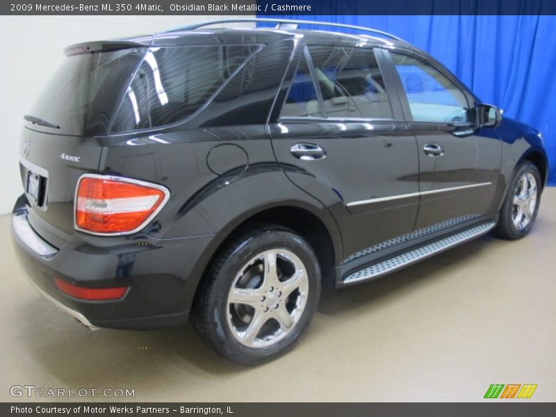 Obsidian Black Metallic / Cashmere 2009 Mercedes-Benz ML 350 4Matic