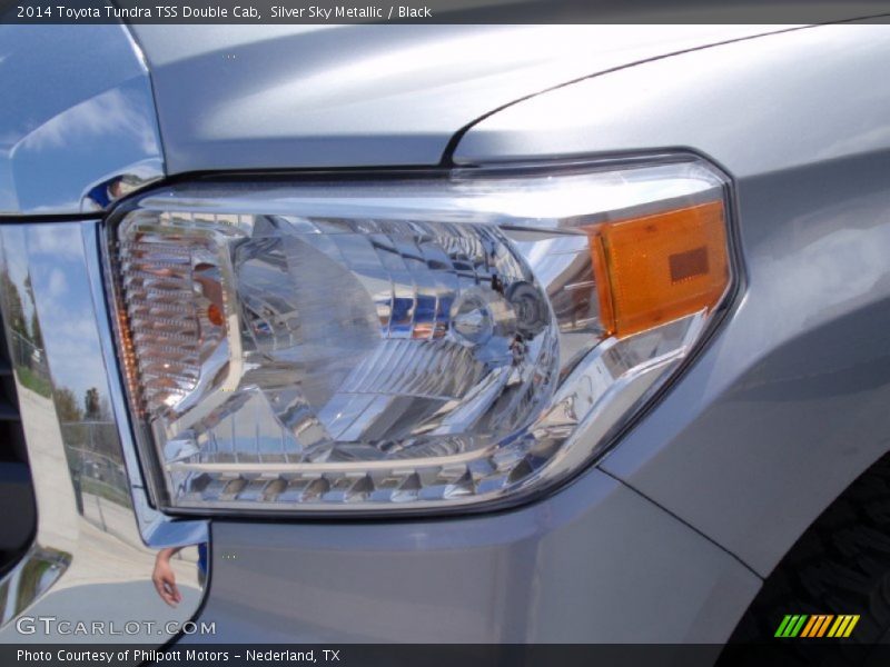 Silver Sky Metallic / Black 2014 Toyota Tundra TSS Double Cab