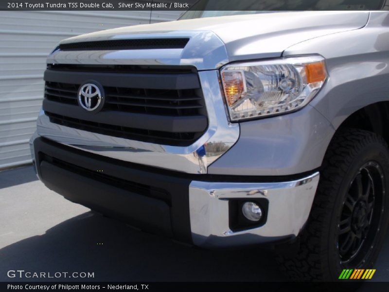 Silver Sky Metallic / Black 2014 Toyota Tundra TSS Double Cab