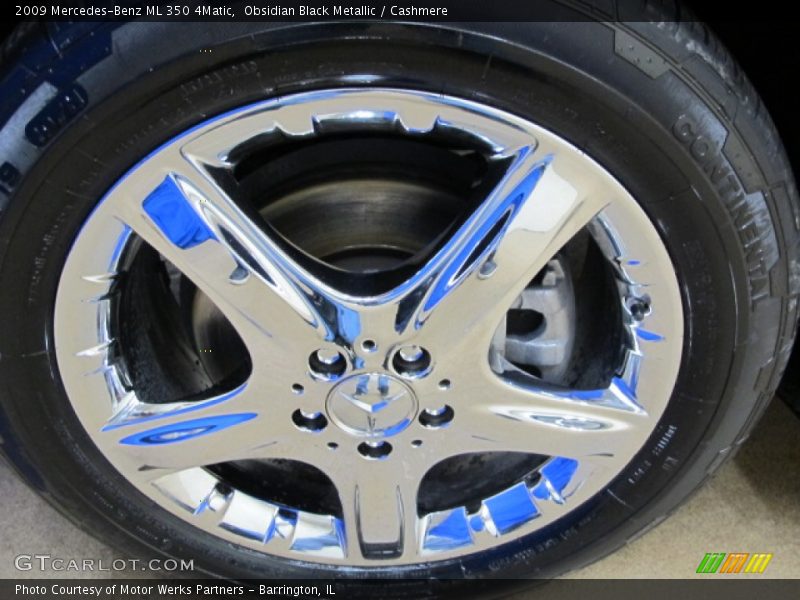 Obsidian Black Metallic / Cashmere 2009 Mercedes-Benz ML 350 4Matic