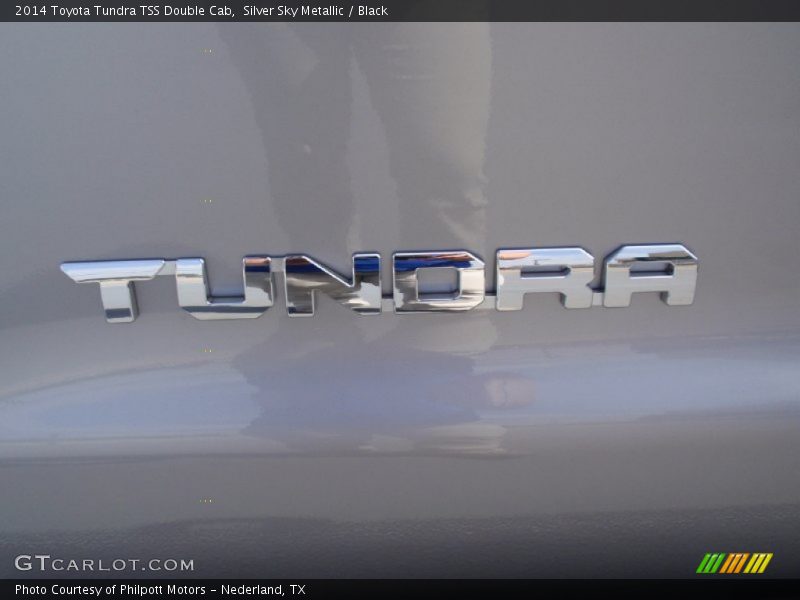 Silver Sky Metallic / Black 2014 Toyota Tundra TSS Double Cab