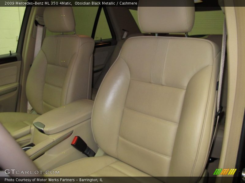 Obsidian Black Metallic / Cashmere 2009 Mercedes-Benz ML 350 4Matic