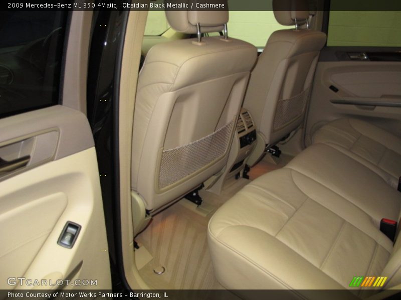 Obsidian Black Metallic / Cashmere 2009 Mercedes-Benz ML 350 4Matic