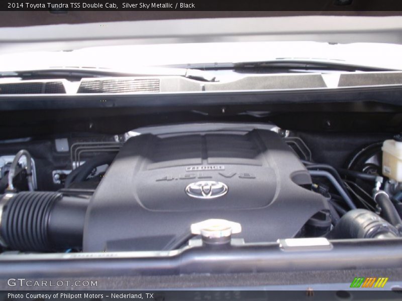 Silver Sky Metallic / Black 2014 Toyota Tundra TSS Double Cab