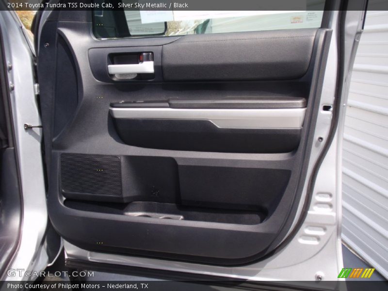 Silver Sky Metallic / Black 2014 Toyota Tundra TSS Double Cab