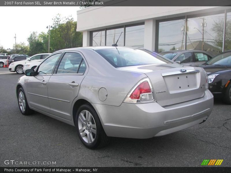 Silver Birch Metallic / Charcoal Black 2007 Ford Fusion SEL