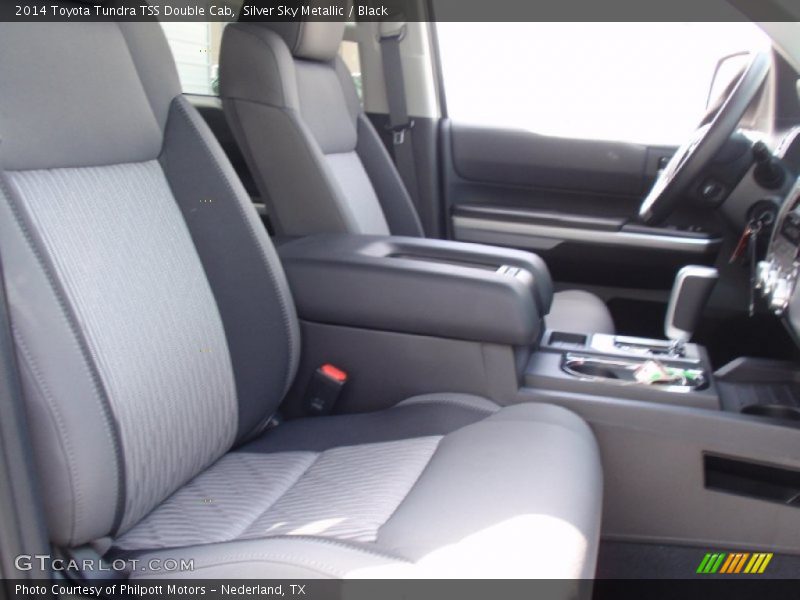 Silver Sky Metallic / Black 2014 Toyota Tundra TSS Double Cab