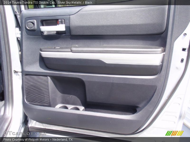 Silver Sky Metallic / Black 2014 Toyota Tundra TSS Double Cab
