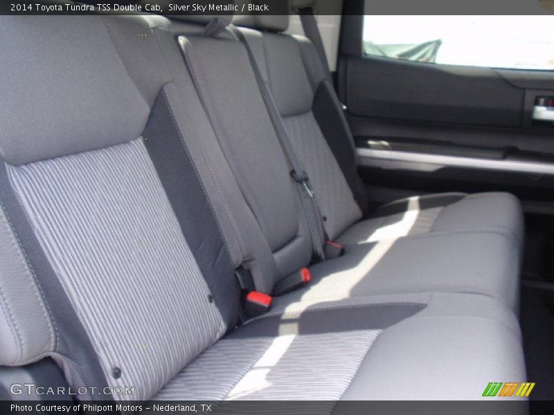 Silver Sky Metallic / Black 2014 Toyota Tundra TSS Double Cab