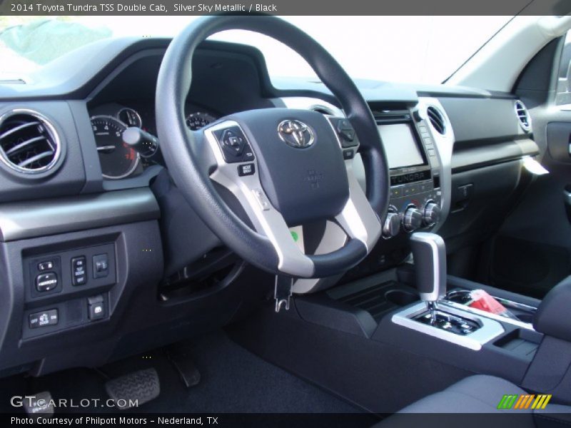 Silver Sky Metallic / Black 2014 Toyota Tundra TSS Double Cab