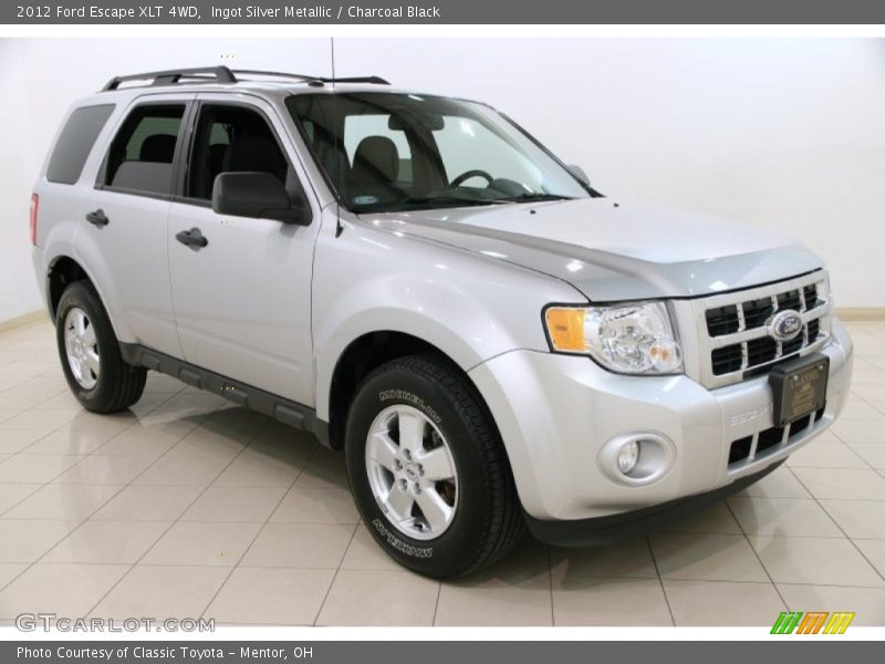Ingot Silver Metallic / Charcoal Black 2012 Ford Escape XLT 4WD