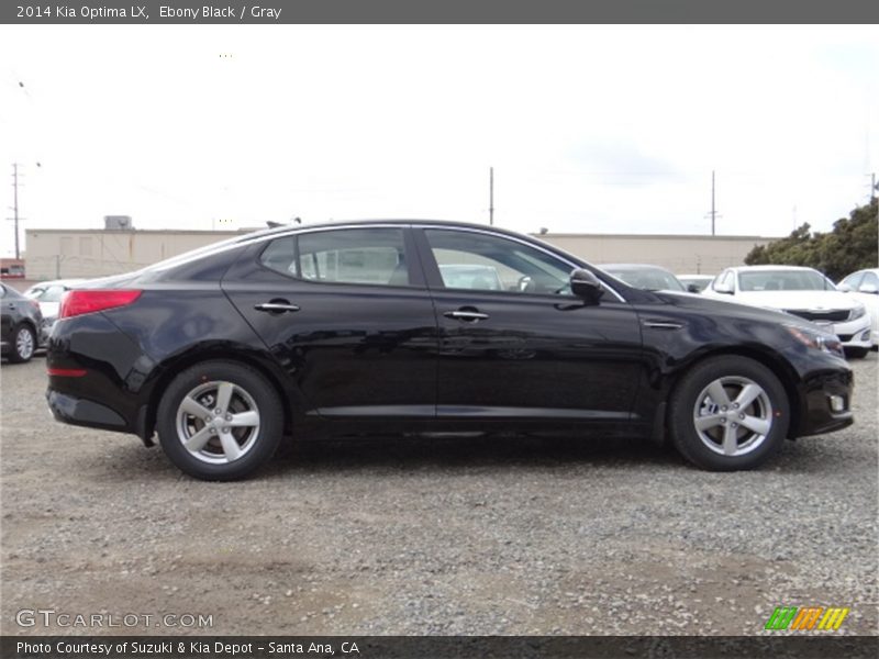 Ebony Black / Gray 2014 Kia Optima LX