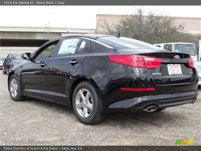 Ebony Black / Gray 2014 Kia Optima LX