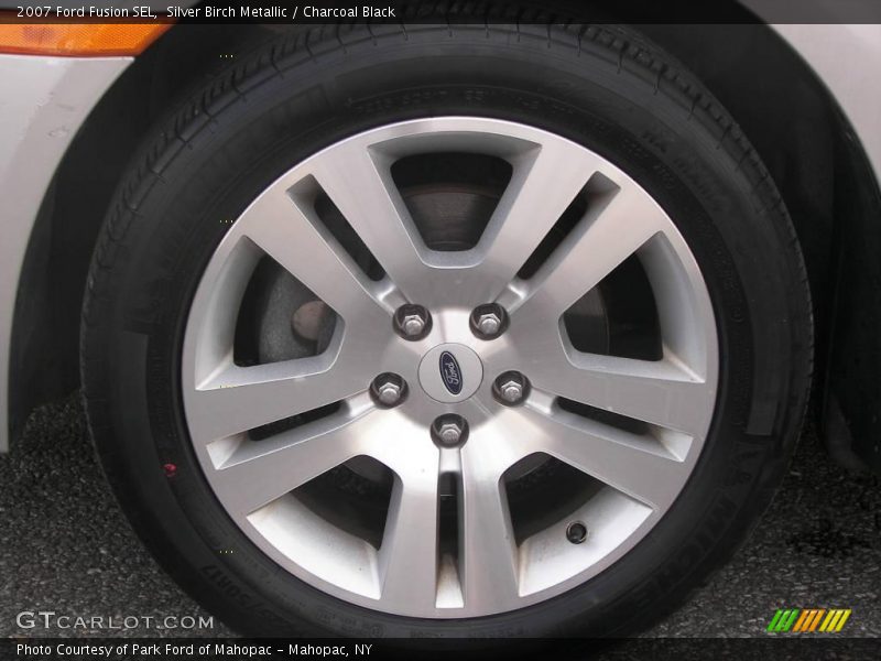 Silver Birch Metallic / Charcoal Black 2007 Ford Fusion SEL
