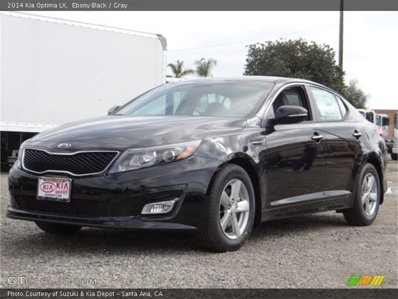 Ebony Black / Gray 2014 Kia Optima LX