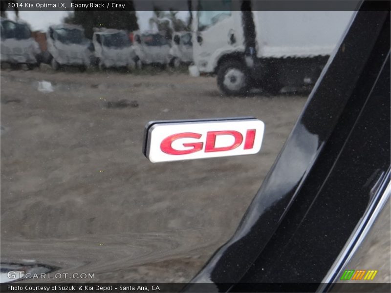 Ebony Black / Gray 2014 Kia Optima LX