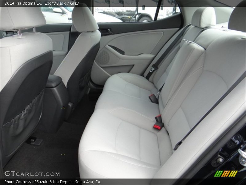 Ebony Black / Gray 2014 Kia Optima LX