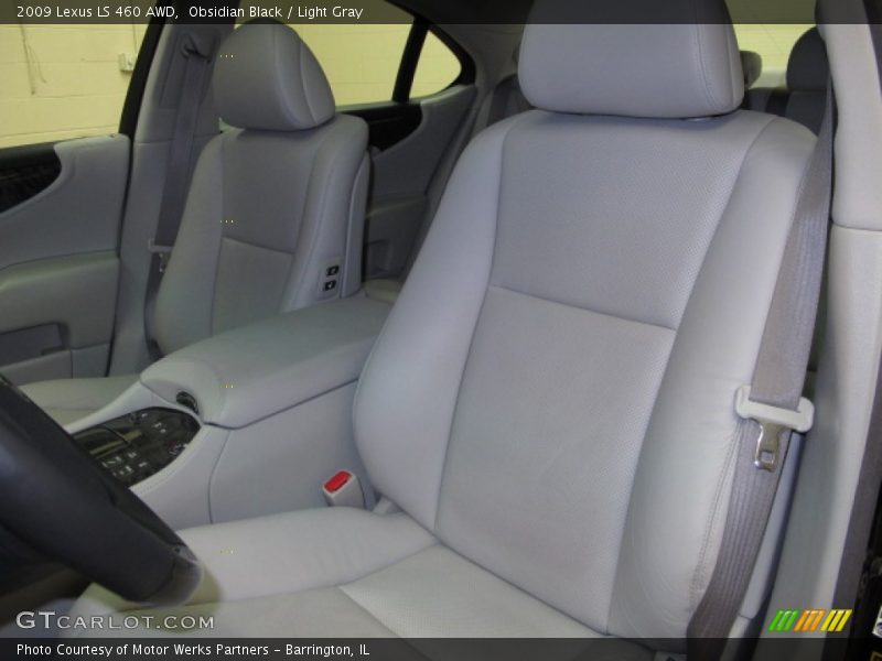 Obsidian Black / Light Gray 2009 Lexus LS 460 AWD
