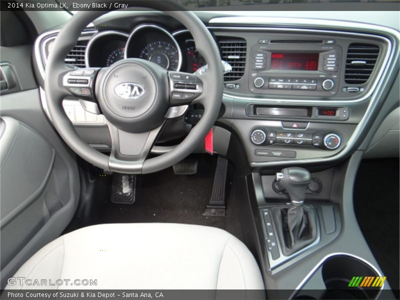Ebony Black / Gray 2014 Kia Optima LX